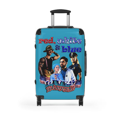 rw&b lives matter - Suitcase (turquoise)