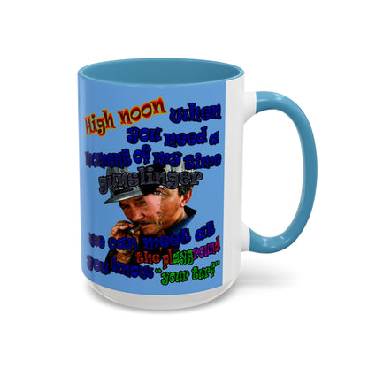 high noon - Accent Mug (light blue)