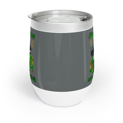 disc jockey - Chill Wine Tumbler (dark grey)