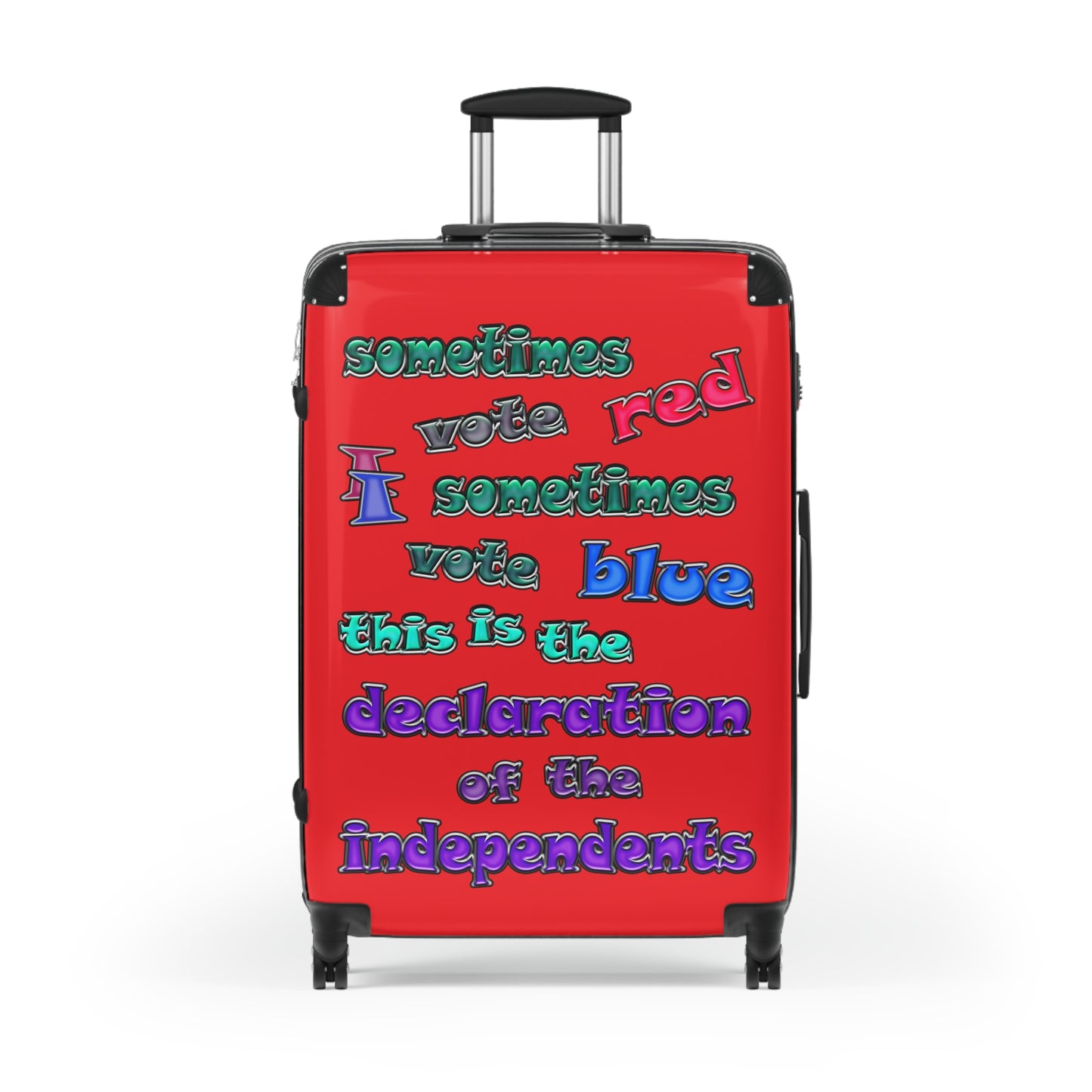 declaration of the independents - Suitcase (red)