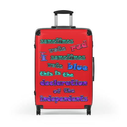 declaration of the independents - Suitcase (red)