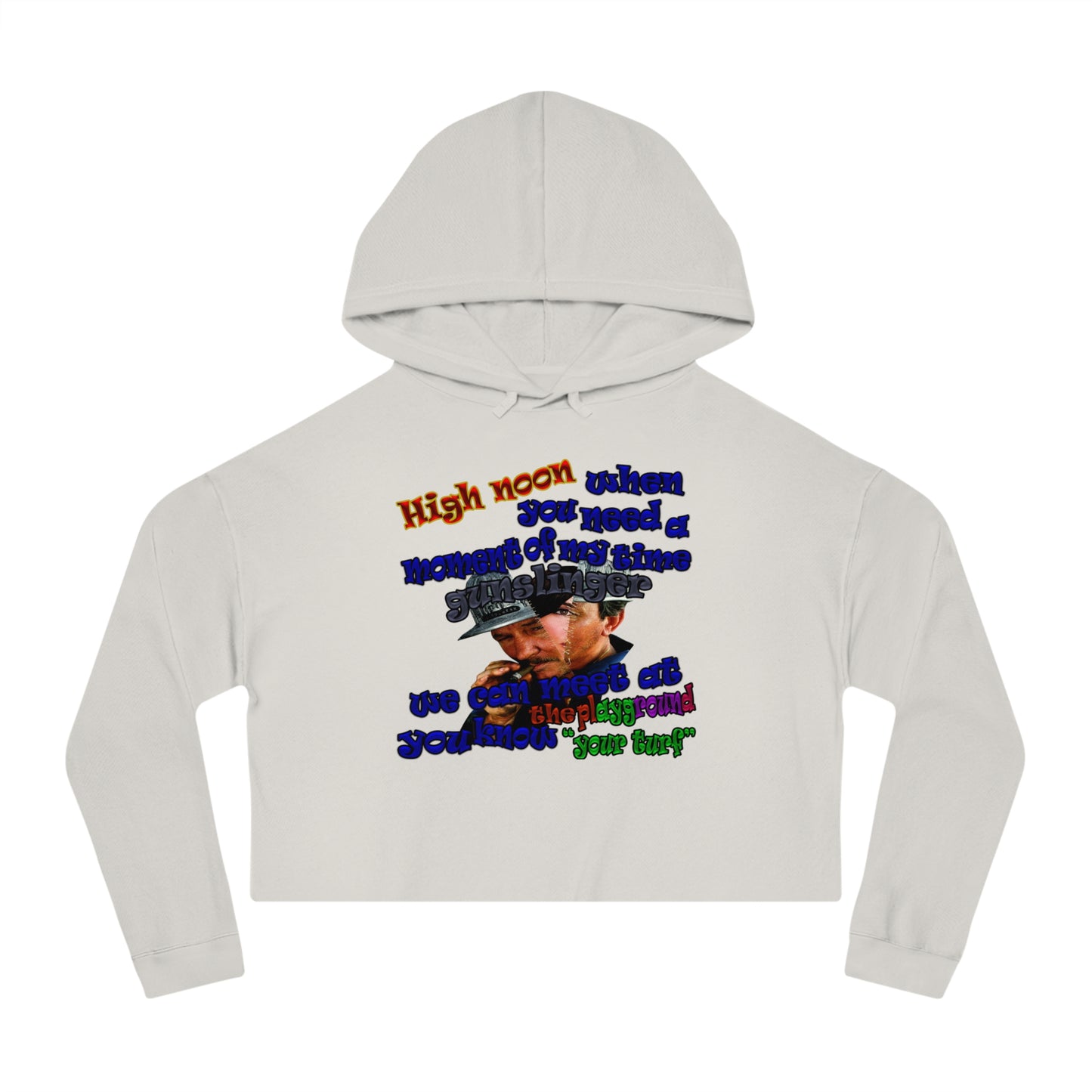 high noon - Women’s Cropped Hooded Sweatshirt