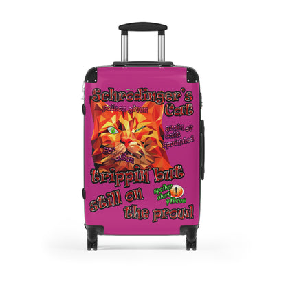schrodinger's cat - Suitcase (pink)