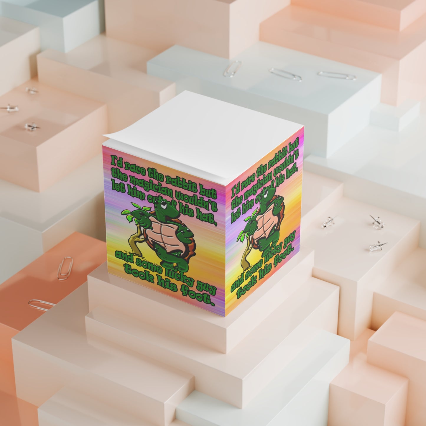 turtle race - note cube (color blur)