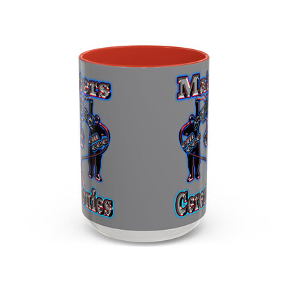 em cee squared - Accent Mug (grey)
