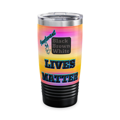 irrelevant - Ringneck Tumbler, 20oz (color blur)