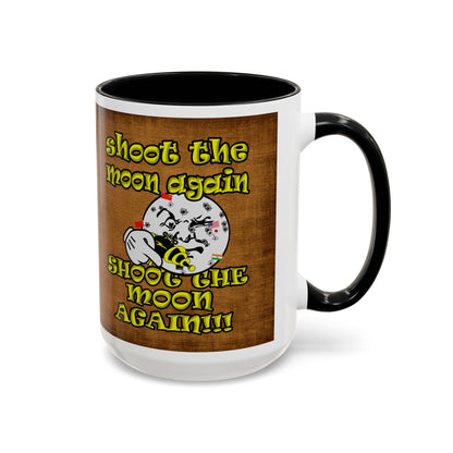 shoot the moon again - Accent Mug (brown papyrus)