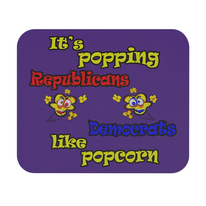 popping like popcorn - Mouse Pad (Rectangle) (purple)