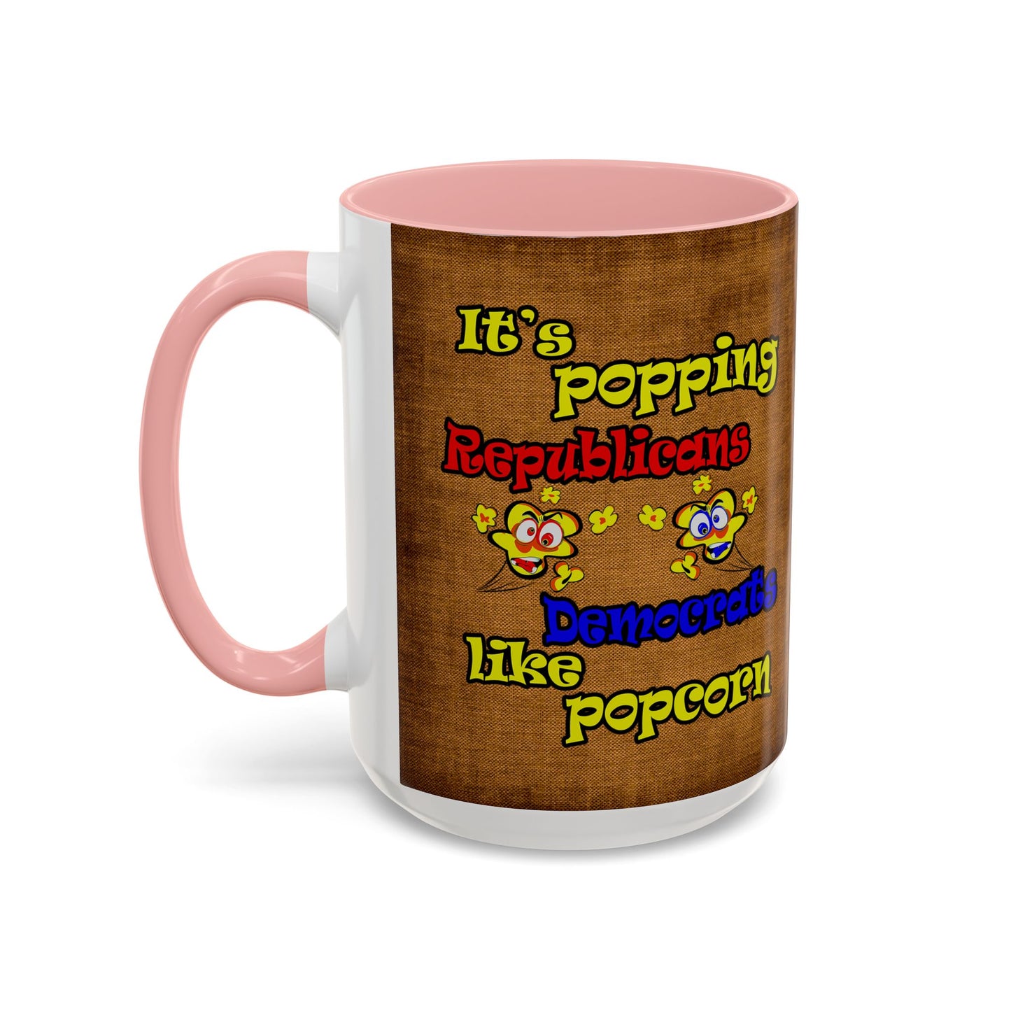 popping like popcorn - Accent Mug (brown papyrus)