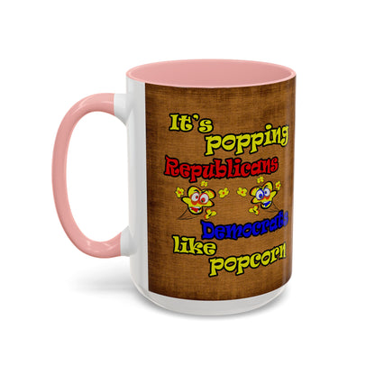 popping like popcorn - Accent Mug (brown papyrus)