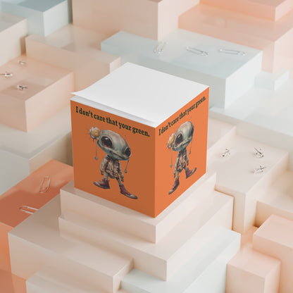 I don't care that your green - note cube (crusta)