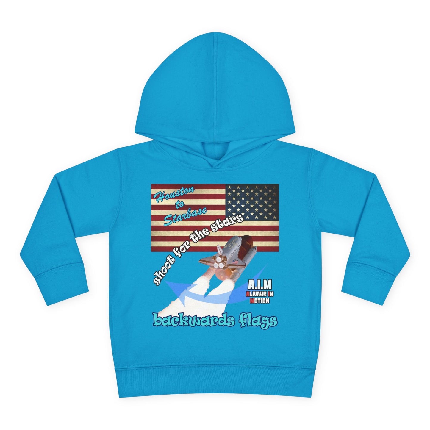 shoot for the stars - Toddler Pullover Fleece Hoodie