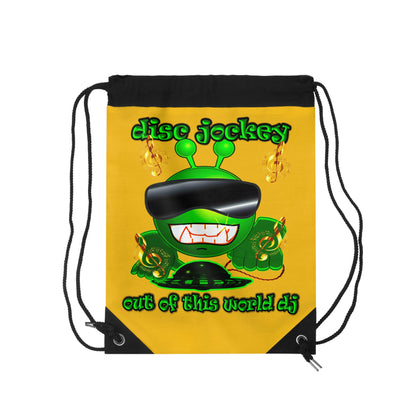 disc jockey - Drawstring Bag (yellow)