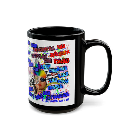 drop the beat - Black Mug (white)