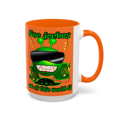 disc jockey - Accent Mug (crusta)