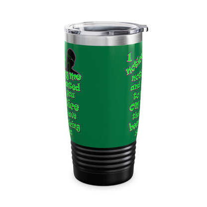 noticed you noticing - Ringneck Tumbler, 20oz (dark green)