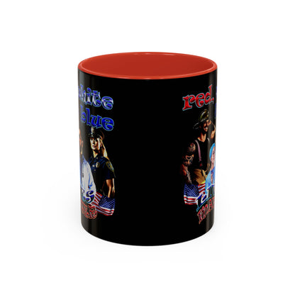 rw&b lives matter - Accent Mug (black)