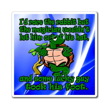 turtle race - Magnets - (blue-white wave)