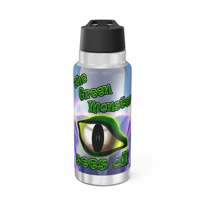 green monster - Gator Tumbler, 32oz  (grey-pink wave)