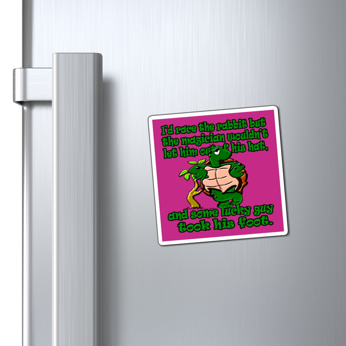 turtle race - Magnets - (pink)