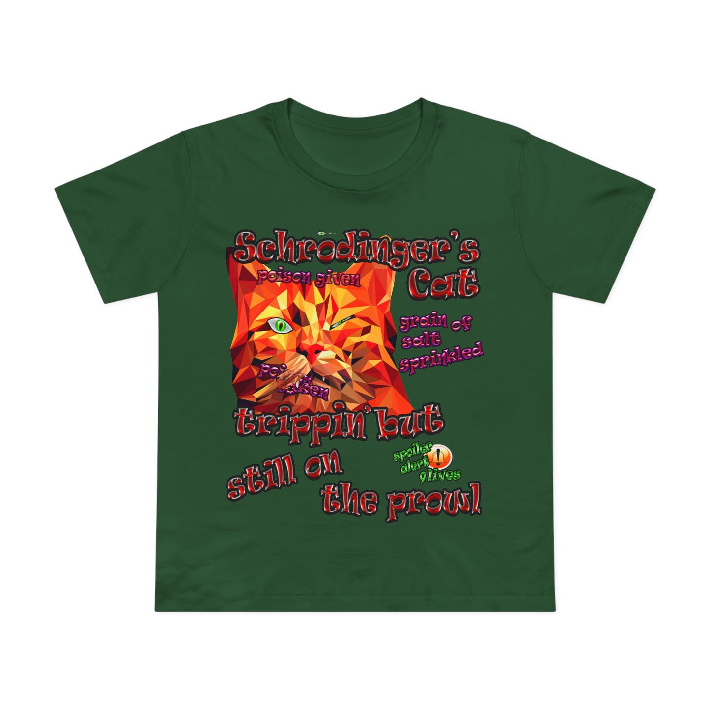 schrodinger's cat - Women’s Maple Tee