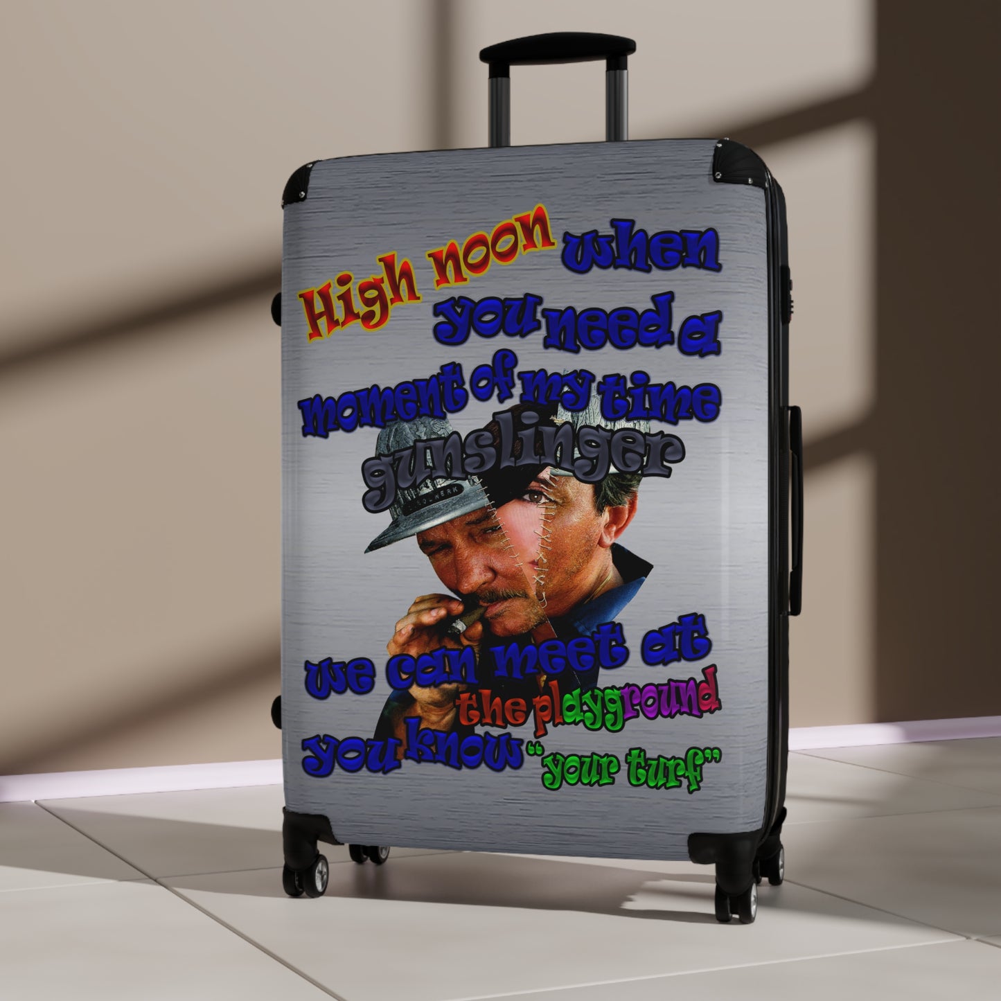 high noon - Suitcase (brushed nickel)
