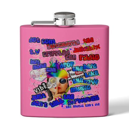 drop the beat - Stainless Steel Flask