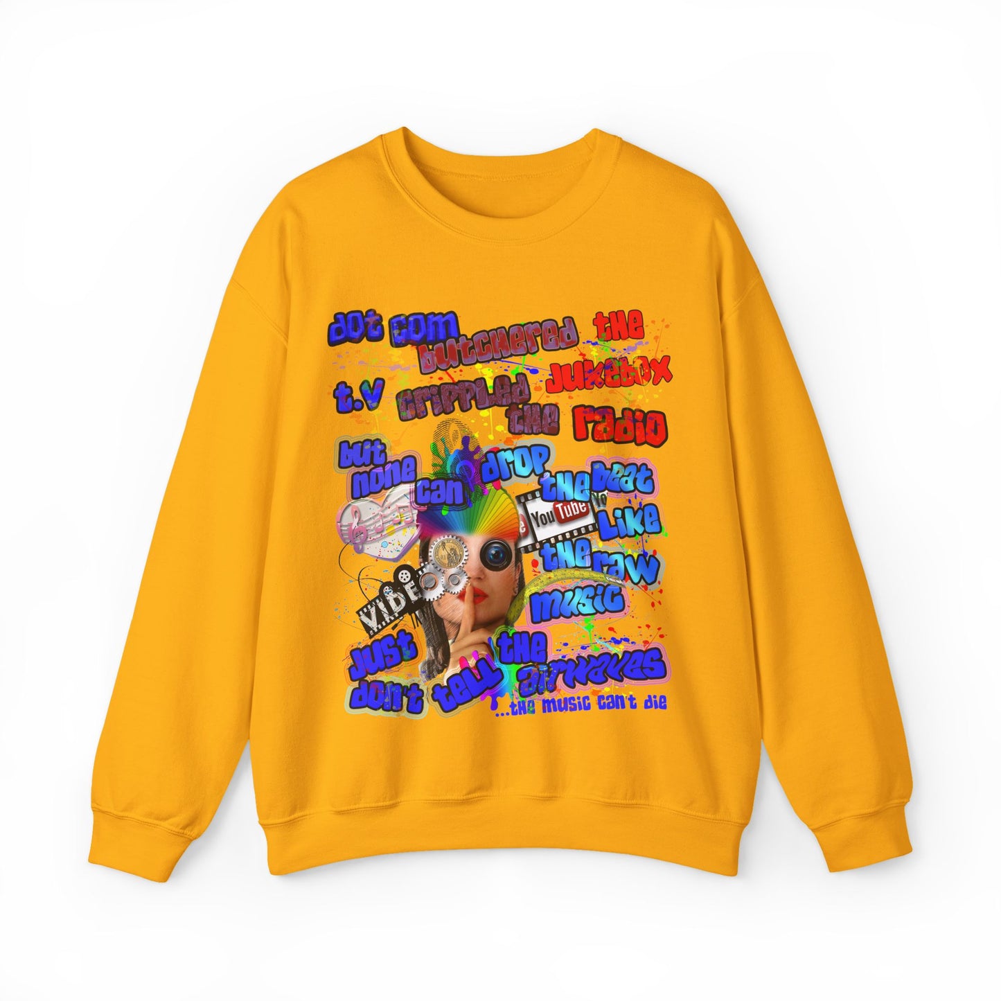drop the beat - Unisex Heavy Blend™ Crewneck Sweatshirt