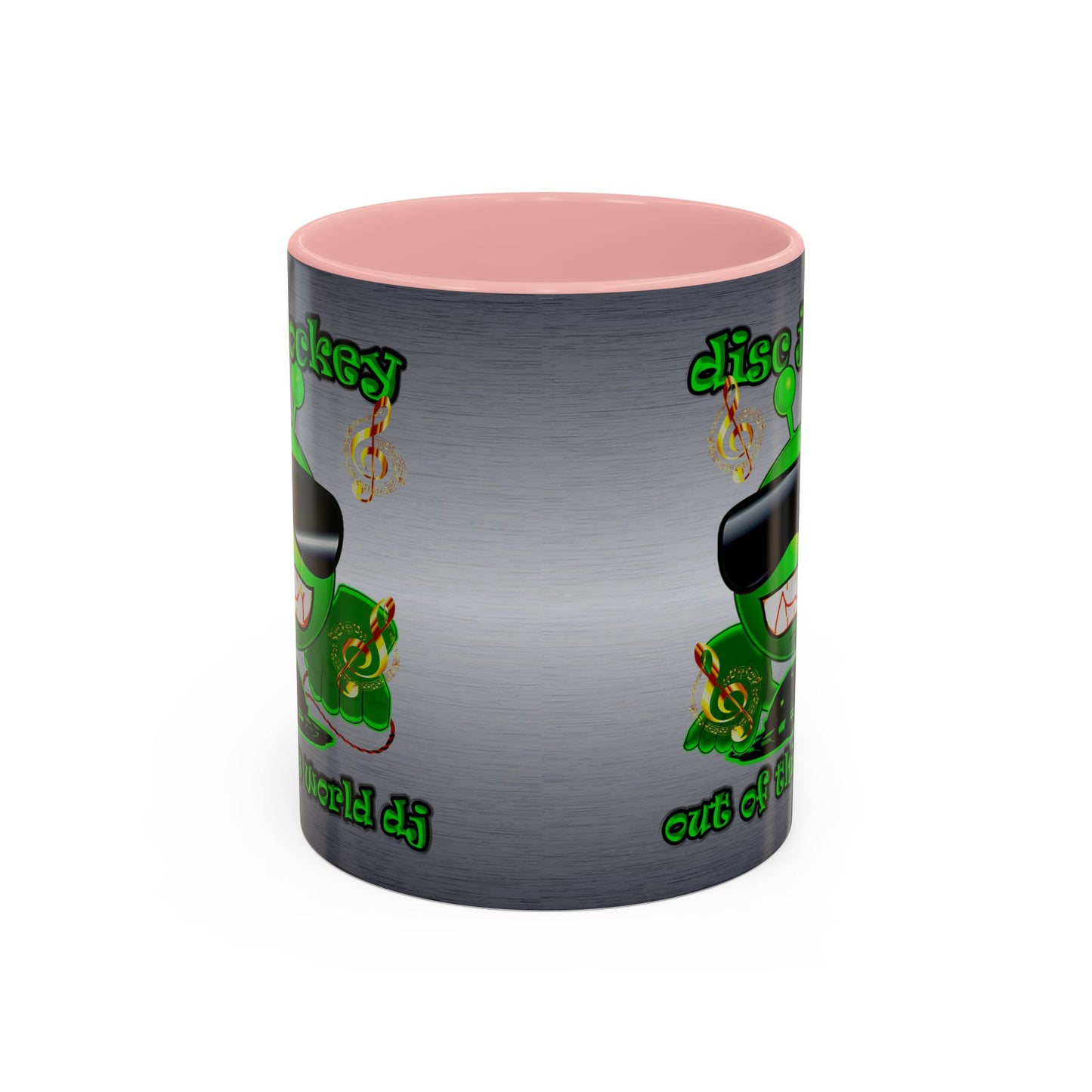 disc jockey - Accent Mug (brushed nickel)