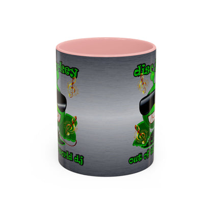 disc jockey - Accent Mug (brushed nickel)
