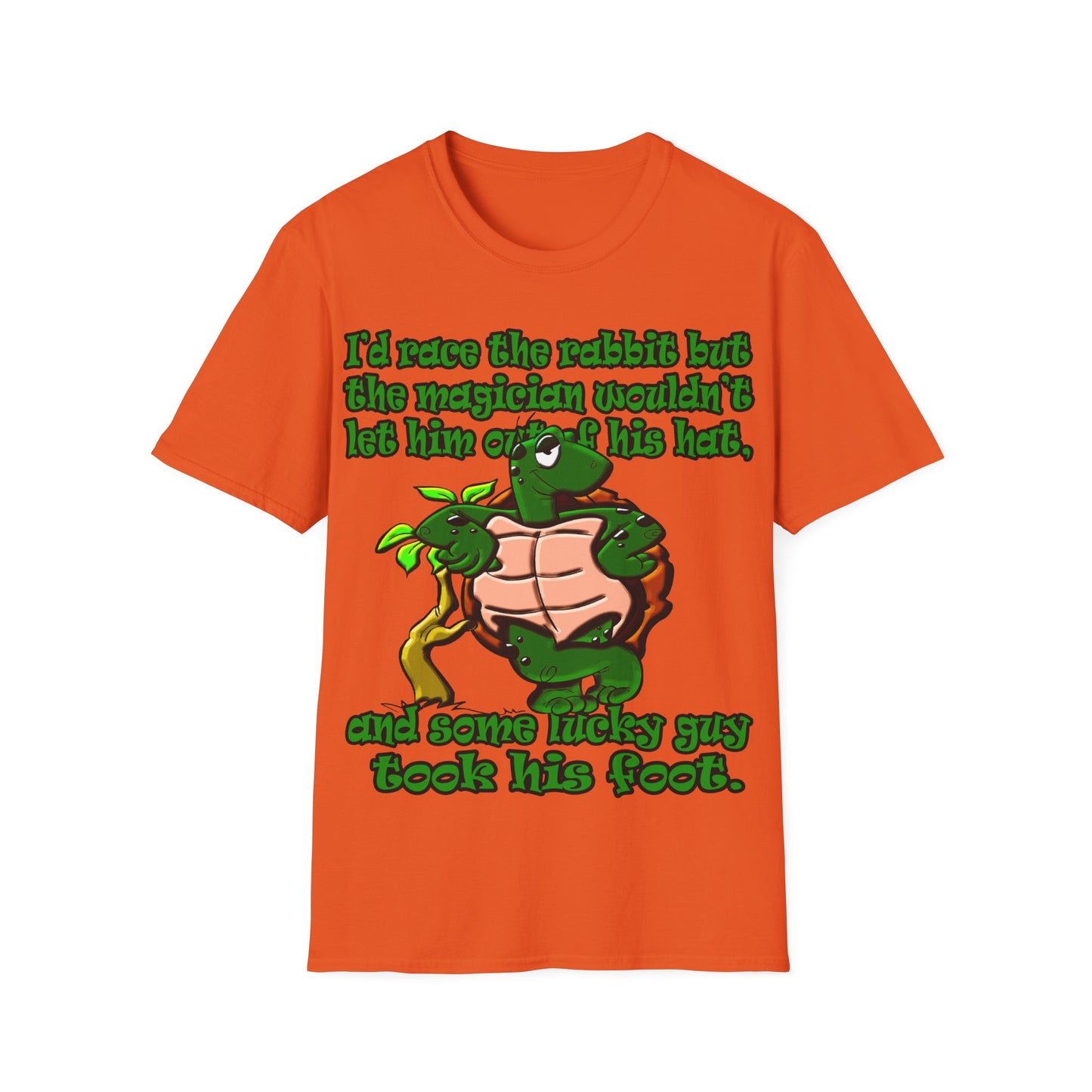turtle race - Unisex Softstyle T-Shirt