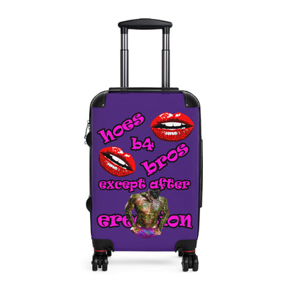 hoes b4 bros - Suitcase (purple)