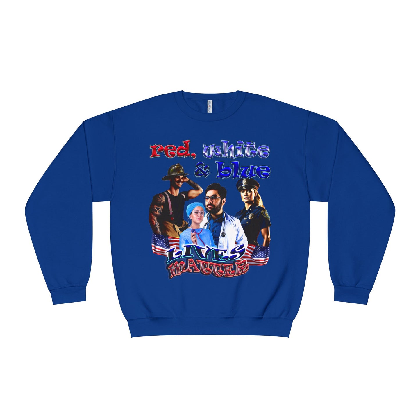 rw&b lives matter - Unisex NuBlend® Crewneck Sweatshirt