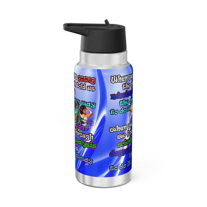 doggystyle - Gator Tumbler, 32oz  (blue-white wave)