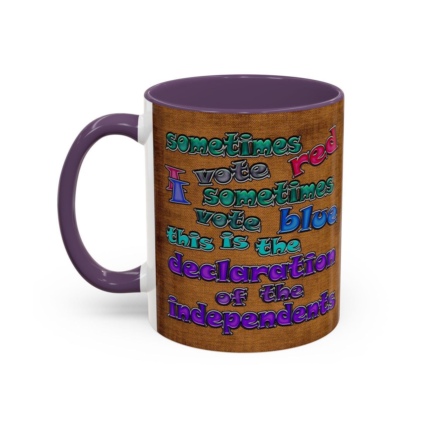 declaration of the independents - Accent Mug (brown papyrus)