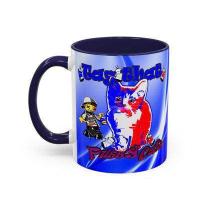 tag that - Accent Mug (blue-white wave)