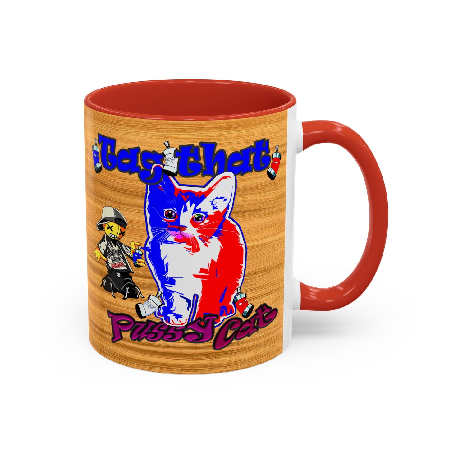 tag that - Accent Mug (butterscotch wood finish)