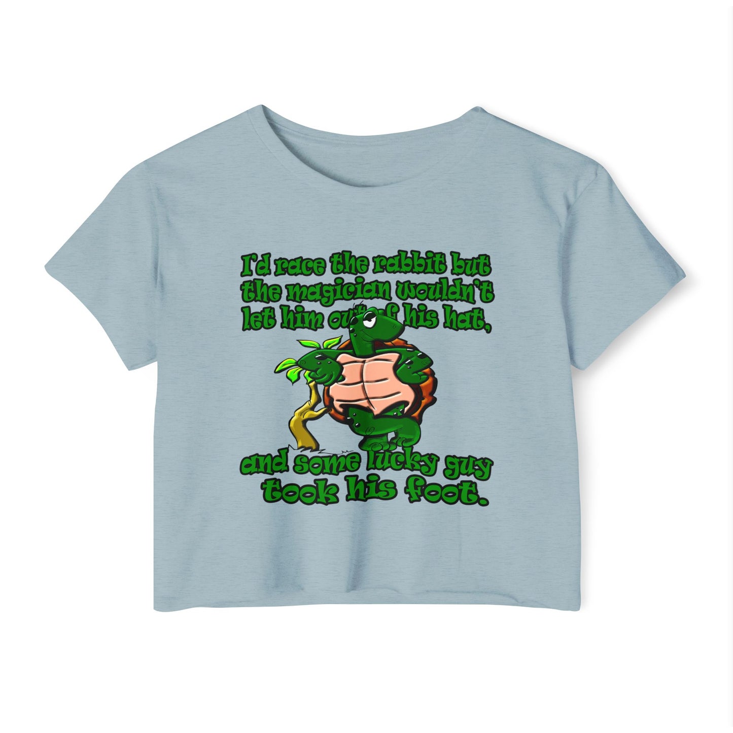 turtle race - Women's Festival Crop Top