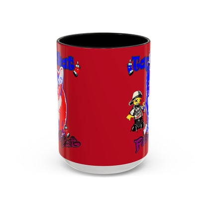 tag that - Accent Mug (dark red)