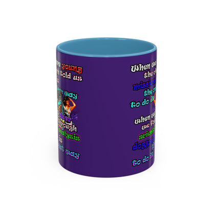 doggystyle - Accent Mug (purple)
