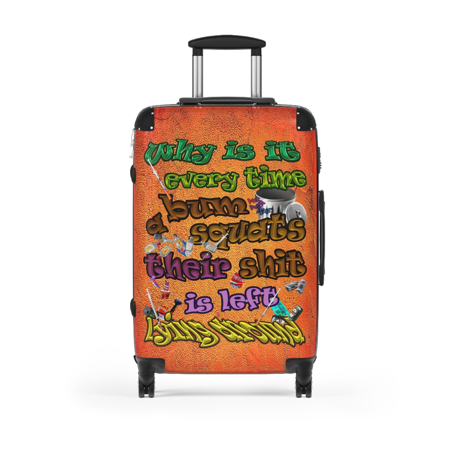 the bum's shit - Suitcase (burnt orange)
