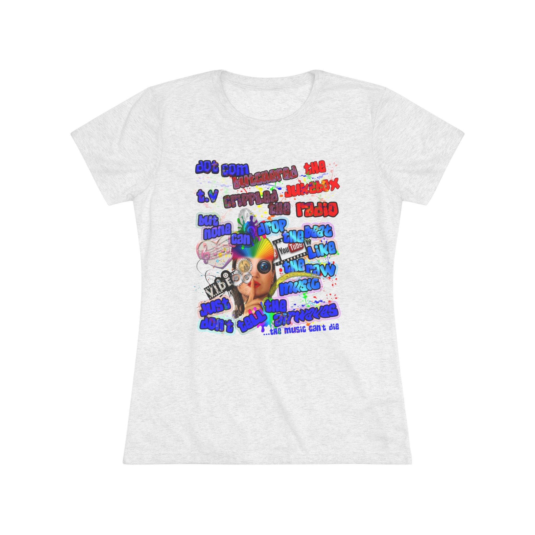 drop the beat - Women's Triblend Tee