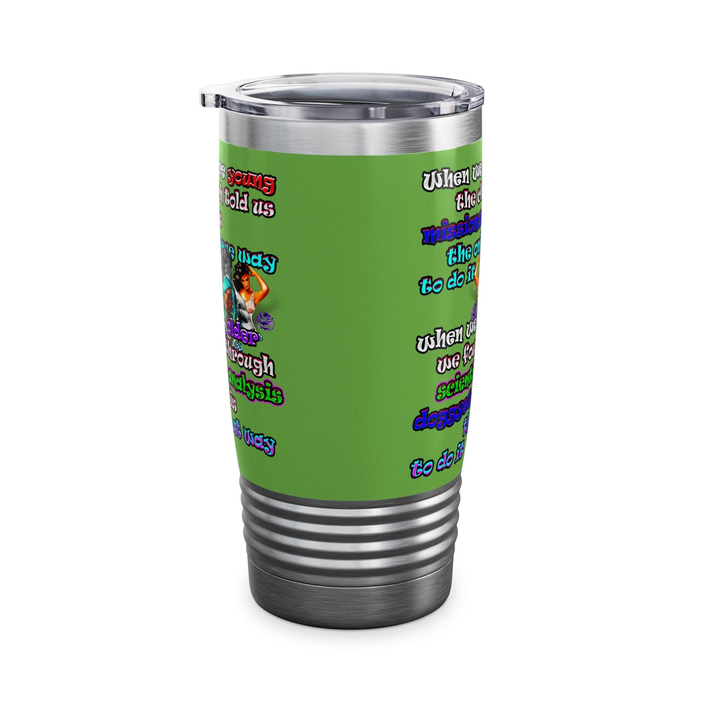 doggystyle - Ringneck Tumbler, 20oz (green)