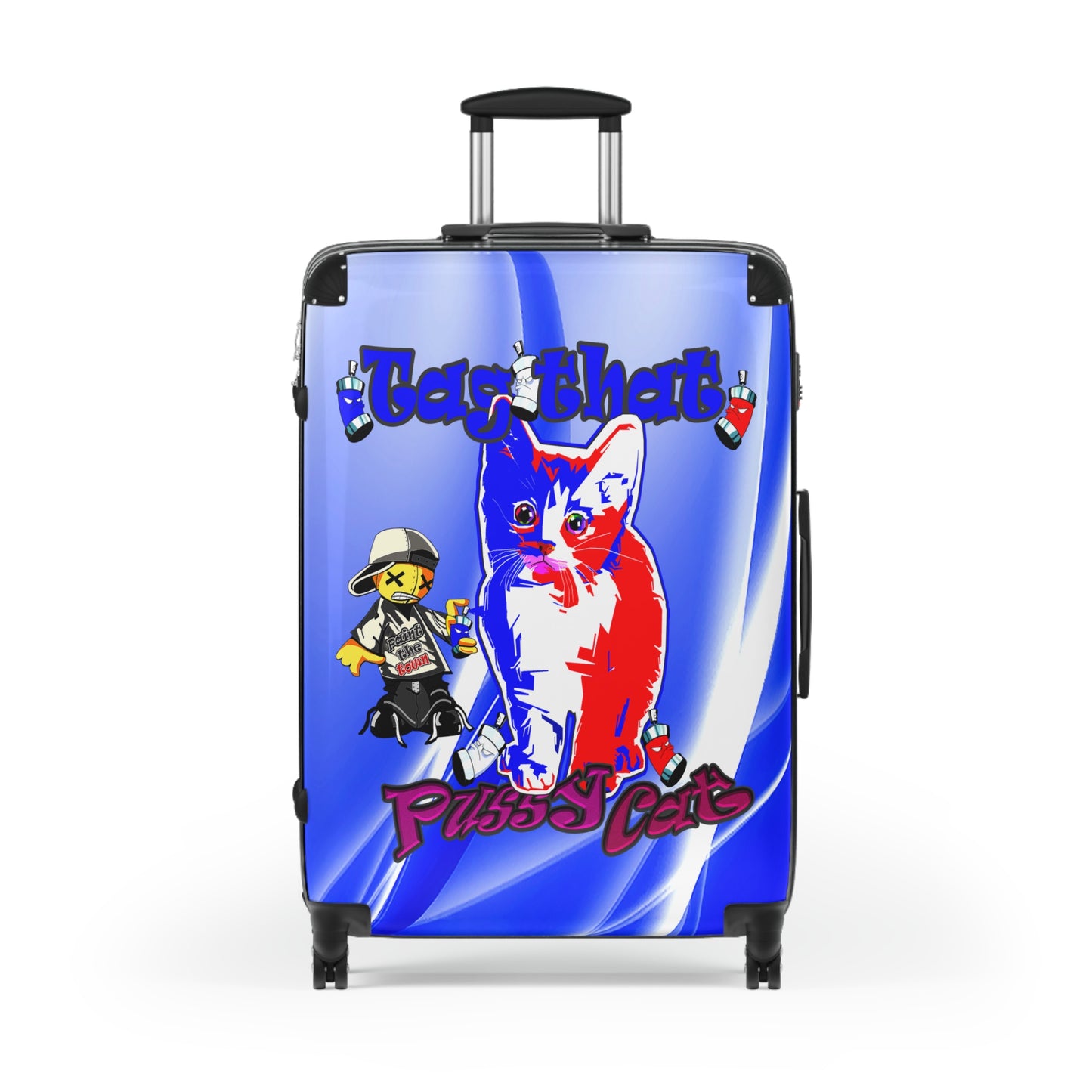 tag that - Suitcase (blue-white wave)