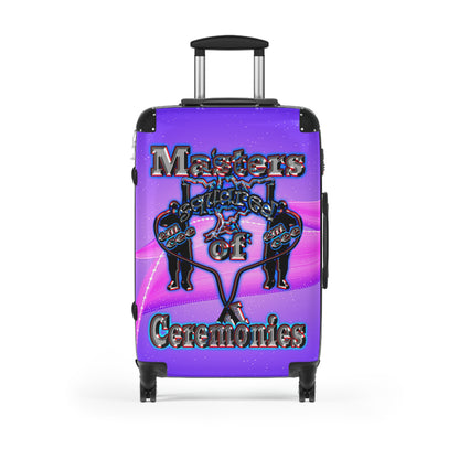 em cee squared - Suitcase (purple-pink wave)