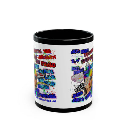 drop the beat - Black Mug (white)