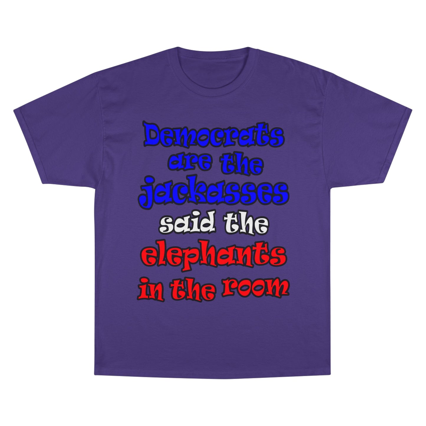 donkeys and elephants - Champion T-Shirt