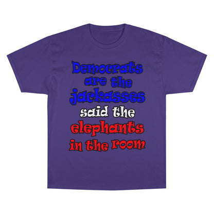 donkeys and elephants - Champion T-Shirt