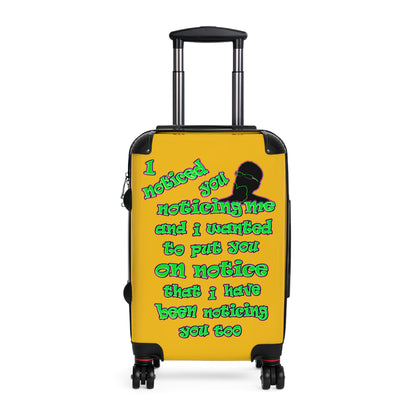 noticed you noticing - Suitcase (yellow)