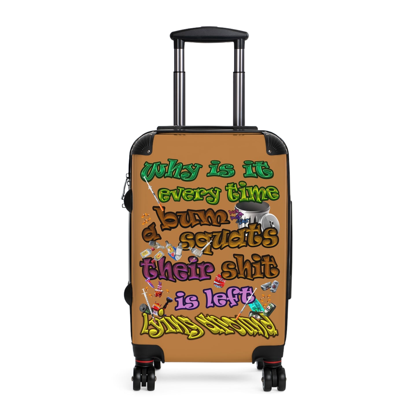 the bum's shit - Suitcase (light brown)